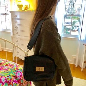 Kate Spade Black Shoulder Bag-100% leather